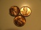 US Coins: 3xBU/Clean 1966 pennies