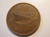 Foreign Coins:  1968 Ireland Pence