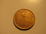 Foreign Coins: 1937 Liberia 1/2 Cent