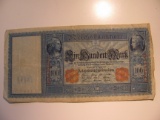 Foreign Currency: 1910 Germany 100 Mark