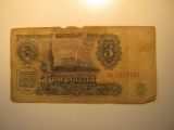 Foreign Currency: 1961 Russia / USSR 3 Rubles