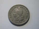 Foreign Coins: 1937 Argentina 10 Centavos