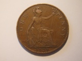 Foreign Coins: 1929 Great Britain Penny