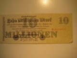 Foreign Currency: 1923 Germany 10 Million Mark