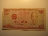 Foreign Currency: 1987 Vietnam 200 Dong
