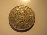 Foreign Coins: 1963 Great Britain 2 Shillings