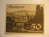 Foreign Currency: 1921  Germany 50 Pfennig Notgeld (UNC)
