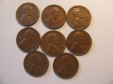 US Coins: 8x1956-D Wheat Pennies