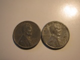 US Coins 2x 1943-S Steel pennies
