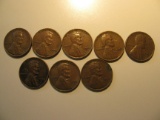 US Coins: 5x1952-D & 3x1953-D Wheat Pennies