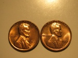 US Coins: 2xBU/Clean 1961 pennies