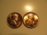 US Coins: 2xBU/Clean 1963 pennies