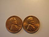 US Coins: 2xBU/Clean 1963-D pennies