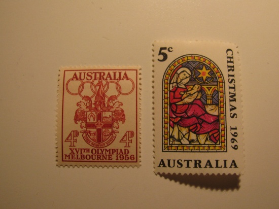 2 Australia Unused  Stamp(s)