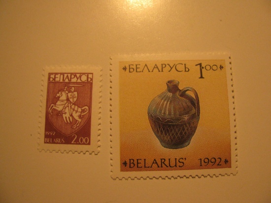 2 Belarus Unused  Stamp(s)