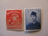 2 Indonesia Unused  Stamp(s)