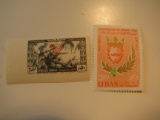 2 Lebanon Unused  Stamp(s)