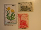 3 Mongolia Unused  Stamp(s)