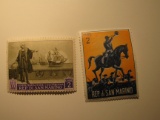 2 San Marino Unused  Stamp(s)