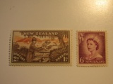 2 New Zealand Unused  Stamp(s)