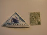 2 Monaco Unused  Stamp(s)