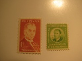 2 Philippines Unused  Stamp(s)
