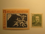 2 Poland Unused  Stamp(s)