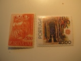 2 Portugal Unused  Stamp(s)