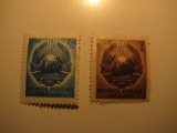 2 Romania Unused  Stamp(s)