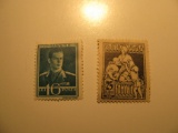 2 Romania Unused  Stamp(s)