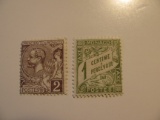 2 Monaco Unused  Stamp(s)