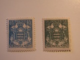 2 Monaco Unused  Stamp(s)