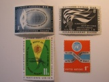 4 United Nations Unused  Stamp(s)