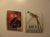 2 Uruguay Unused  Stamp(s)