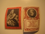 2 Vatican Unused  Stamp(s)