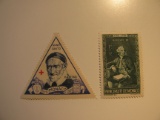 2 Monaco Unused  Stamp(s)