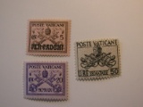 3 Vatican Unused  Stamp(s)