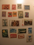 Vintage Used stamps set of: Bulgaria & Colombia