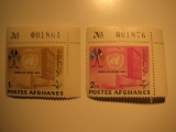2 Afghanistan Unused  Stamp(s)