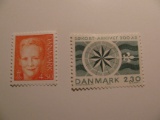 2 Denmark Unused  Stamp(s)