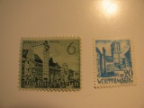 2 Germany Unused  Stamp(s)