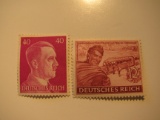 2 Nazi Germany Unused  Stamp(s)