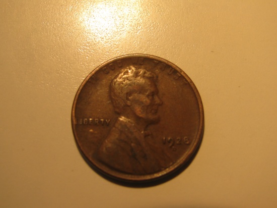 US Coins: 1x1928-D Wheat Penny