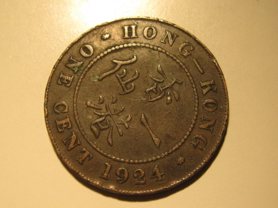 1924 Hong Kong 1 Cent