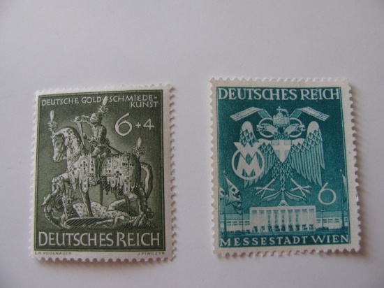 2 Nazi Germany Unused Stamp(s)