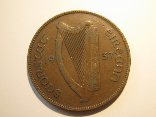 1937 Irealnd Penny