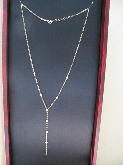 18K Gold Necklace with Diamonds