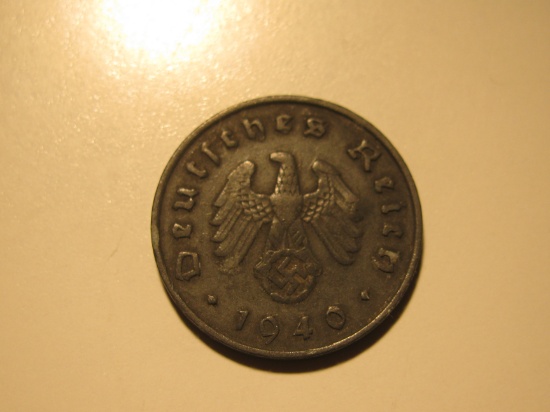 1940 (WWII) Nazi Germany 10 Pfennig