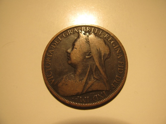1900 Great Britain Penny (Queen Victoria Era)