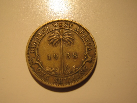 1938 West Africa 1 Shilling